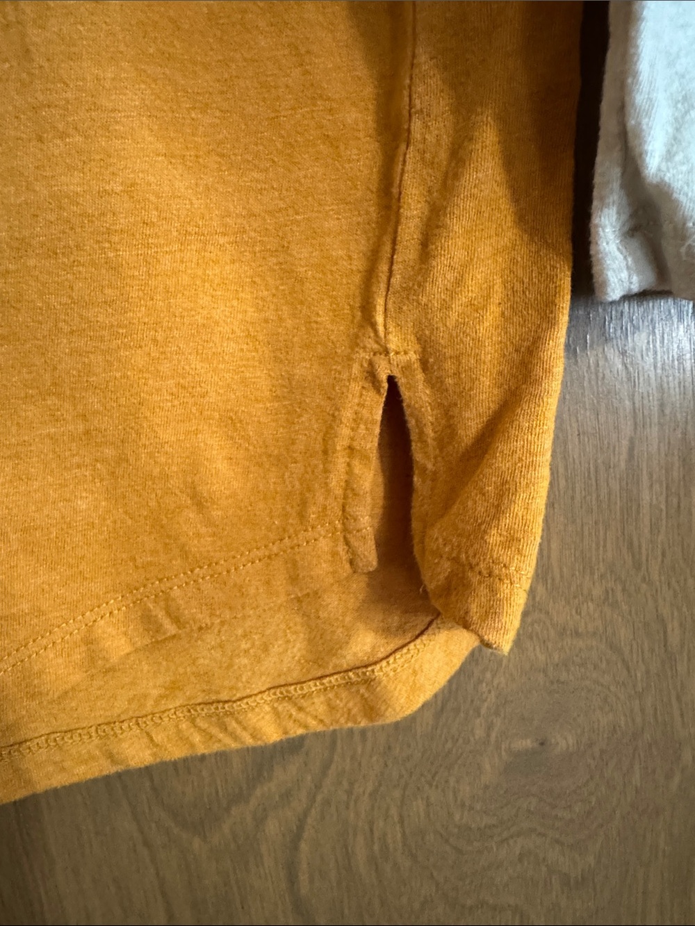 Old Navy Orange and Cream Raglan Long Sleeve Tee - Picture 5 of 5